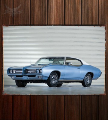 Металлическая табличка Pontiac GTO Hardtop Coupe